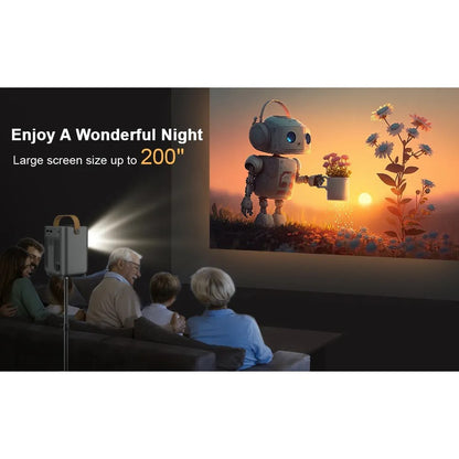 Transpeed S1 Smart Portable Projector for 4K Cine Camping Magcubic