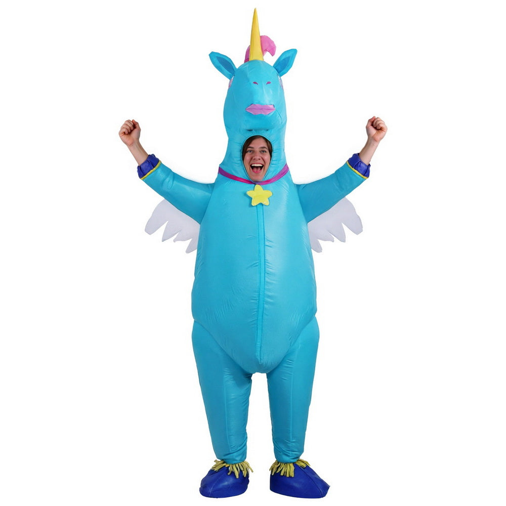 Inflatable Unicorn Costume Adult Suit Blow Up Party Fancy Dress Halloween Cosplay Tristar Online