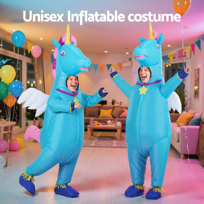Inflatable Unicorn Costume Adult Suit Blow Up Party Fancy Dress Halloween Cosplay Tristar Online