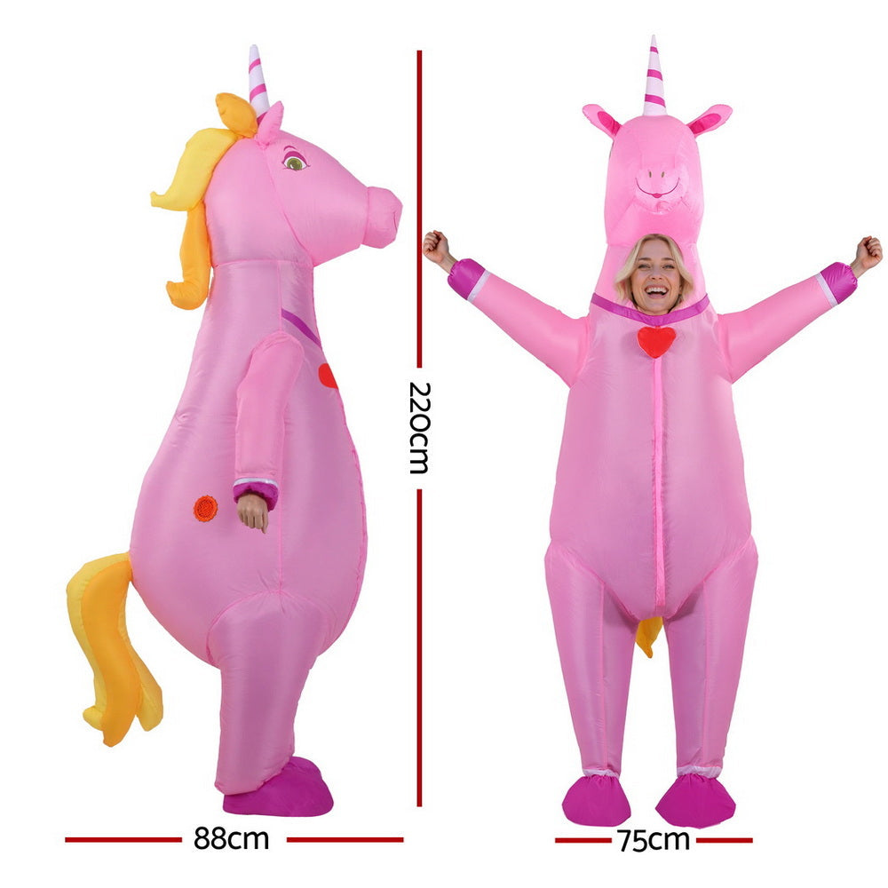 Inflatable Unicorn Costume Adult Suit Blow Up Party Fancy Dress Halloween Cosplay Tristar Online