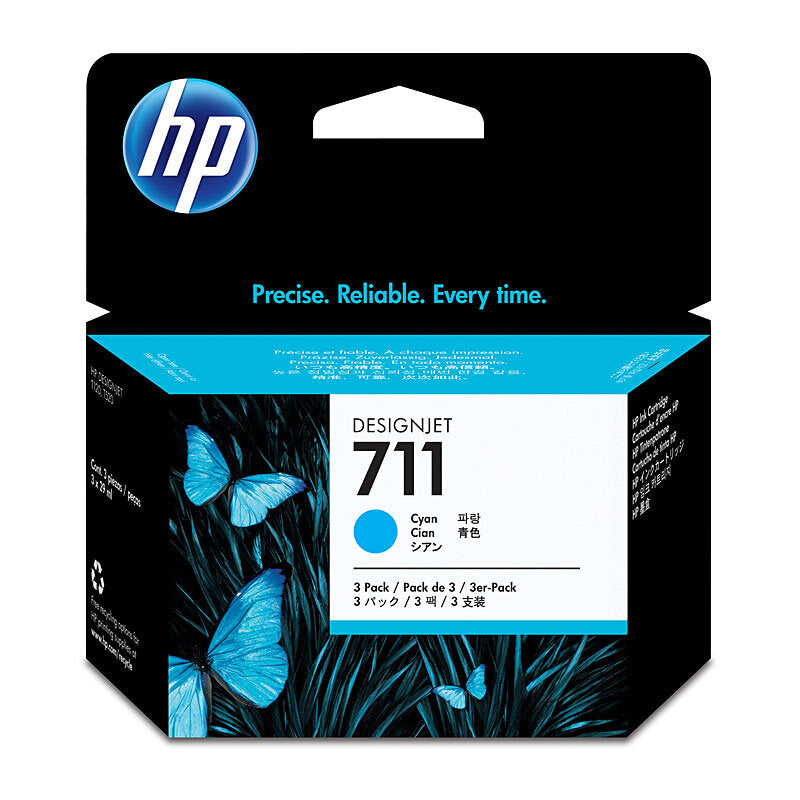 HP #711 29ml Cyan Ink CZ130A HP