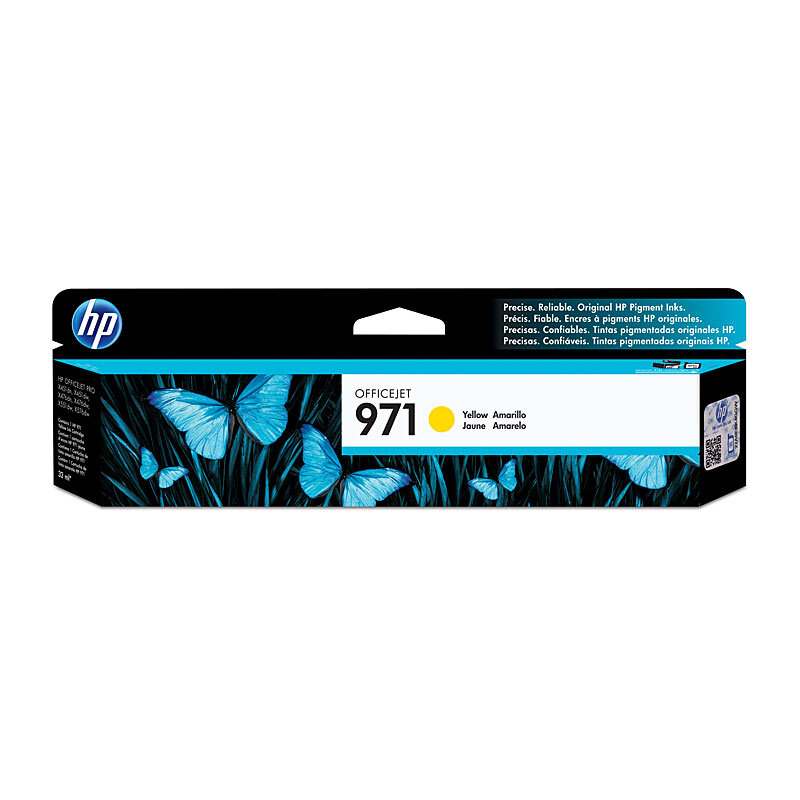 HP #971 Yell Ink Cart CN624AA HP