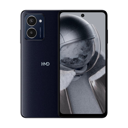 HMD Pulse Pro 4G Smartphone, 128GB Storage, 6.5" HD+ Display, Quad Camera System, Black Ocean, Dual SIM - Pristine Refurbished HMD