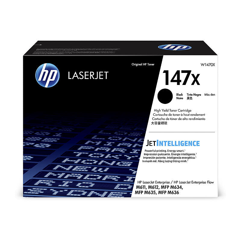 HP #147X Black Toner W1470X HP