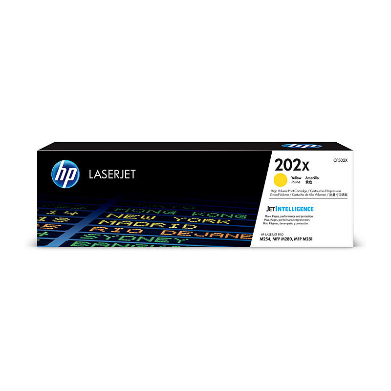 HP #202X Yell Toner CF502X HP