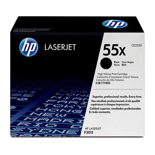 HP #55X Black Toner CE255X HP