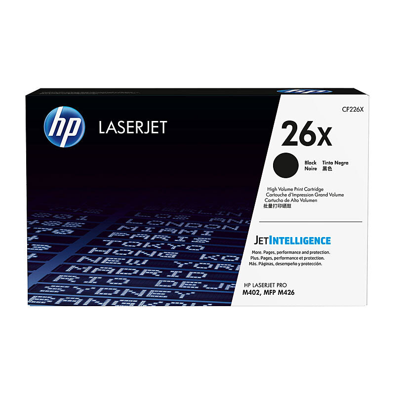 HP #26X Black Toner CF226X HP
