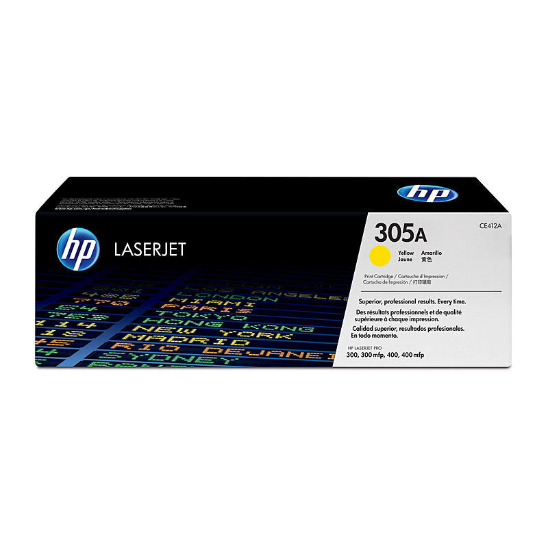 HP #305A Yellow Toner CE412A HP