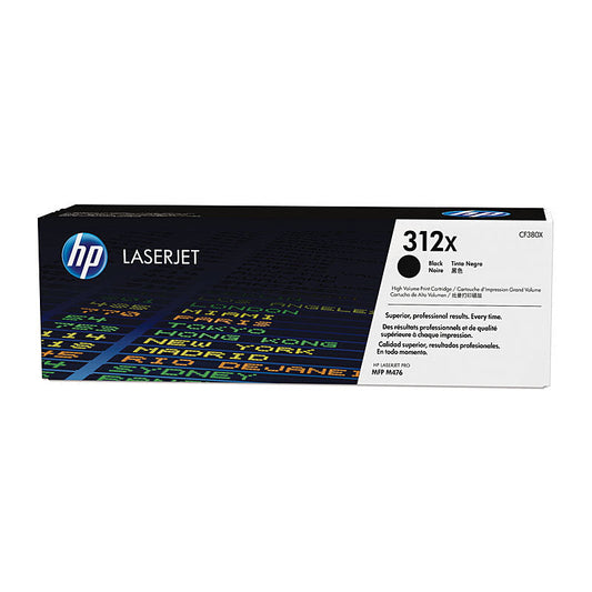 HP #312X Black Toner CF380X HP