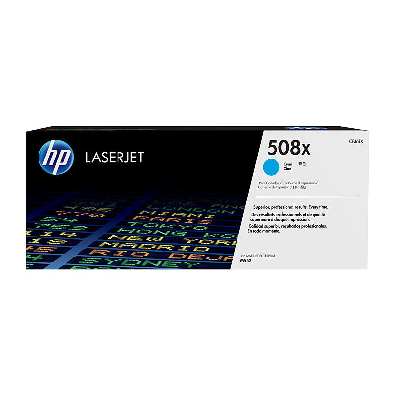 HP #508X Cyan Toner CF361X HP