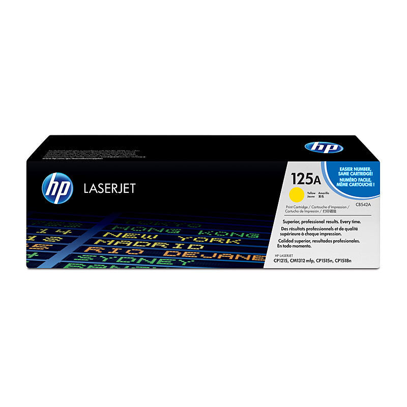 HP #125A Yellow Toner CB542A HP