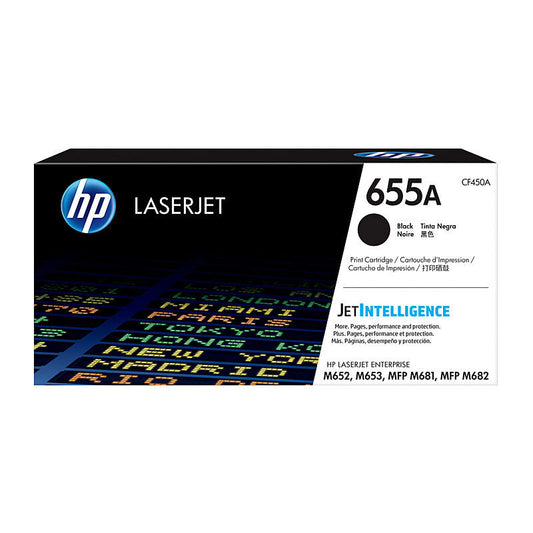 HP #655A  Black Toner CF450A HP