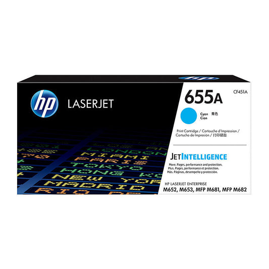 HP #655A Cyan Toner CF451A HP