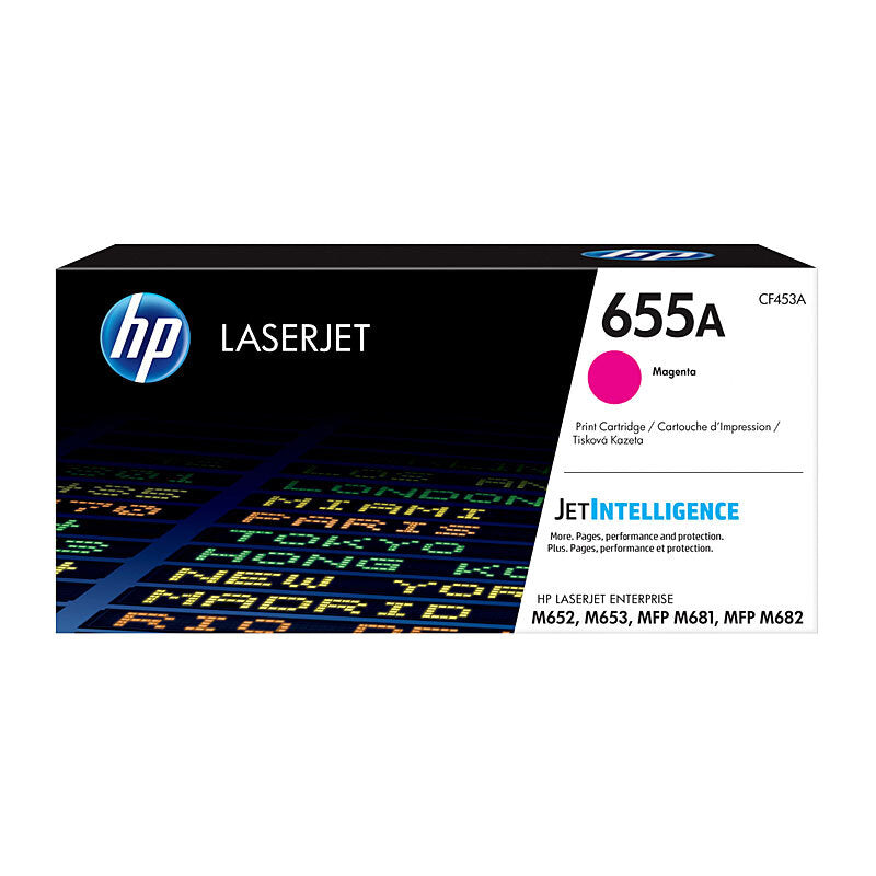 HP #655A Magenta Toner CF453A HP