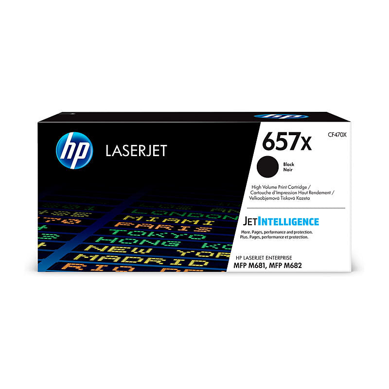 HP #657X  Black Toner CF470X HP