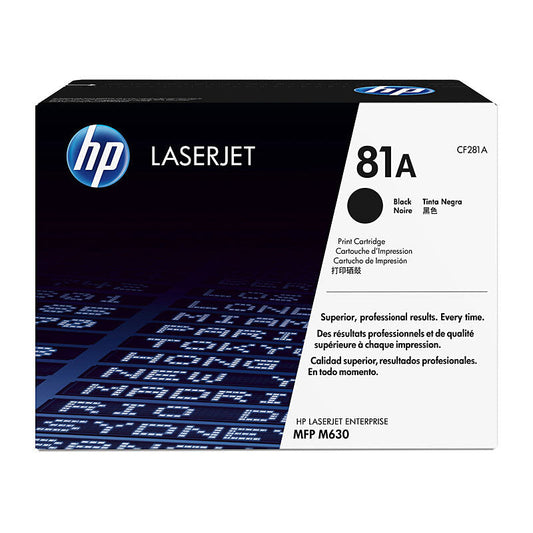 HP #81A Black Toner CF281A HP
