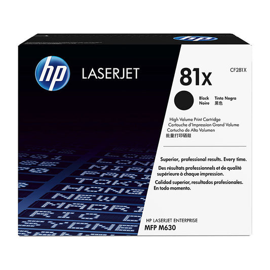HP #81X Black Toner CF281X HP