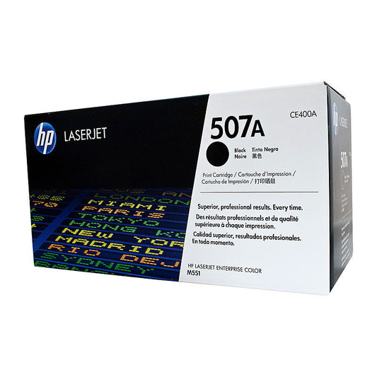 HP #507A Black Toner CE400A HP