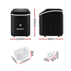 Devanti 15kg Nugget Ice Maker Machine