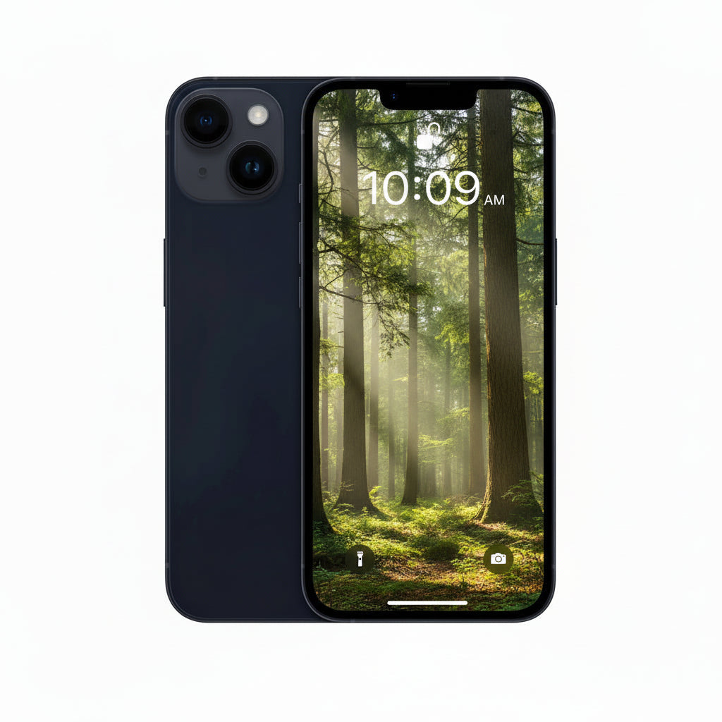 Apple iPhone 14 - 128GB / 256GB / 512GB - Midnight, Starlight, (PRODUCT)RED, Blue, Purple, Yellow With 80% battery - Pristine - Refurbished - D1 Apple