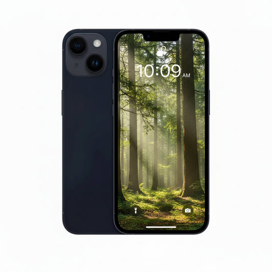 Apple iPhone 14 - 128GB / 256GB / 512GB - Midnight, Starlight, (PRODUCT)RED, Blue, Purple, Yellow With 100% battery - Pristine - Refurbished Apple