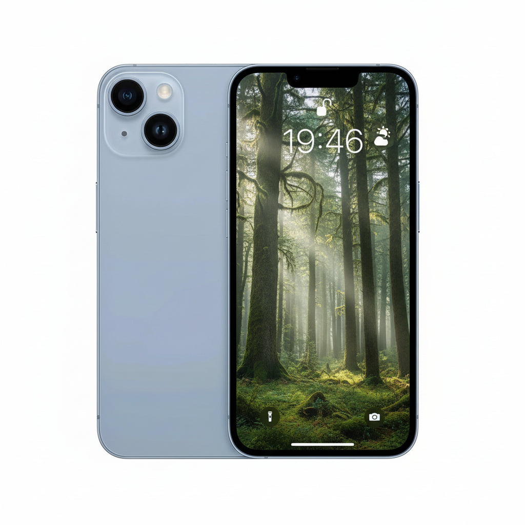 Apple iPhone 14 - 128GB / 256GB / 512GB - Midnight, Starlight, (PRODUCT)RED, Blue, Purple, Yellow With 80% battery - Pristine - Refurbished - D1 Apple