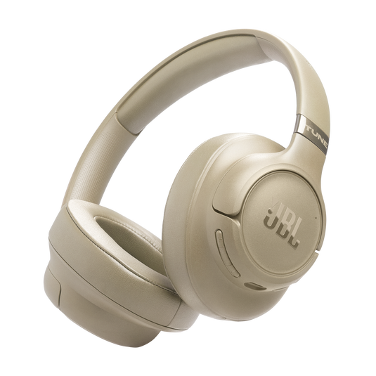 JBL Tune 780NC Wireless Over-Ear Headphones with Adaptive Noise Cancelling, Pure Bass Sound & 70H Battery - Beige / White / Black