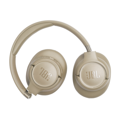 JBL Tune 780NC Wireless Over-Ear Headphones with Adaptive Noise Cancelling, Pure Bass Sound & 70H Battery - Beige / White / Black