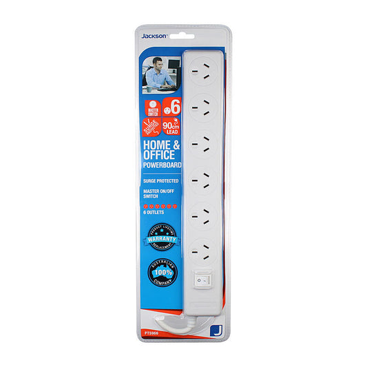 Jackson 6 Way Powerboard 90cm Jackson