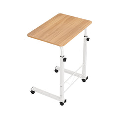 Artiss Laptop Desk Table Adjustable 60CM Light Wood