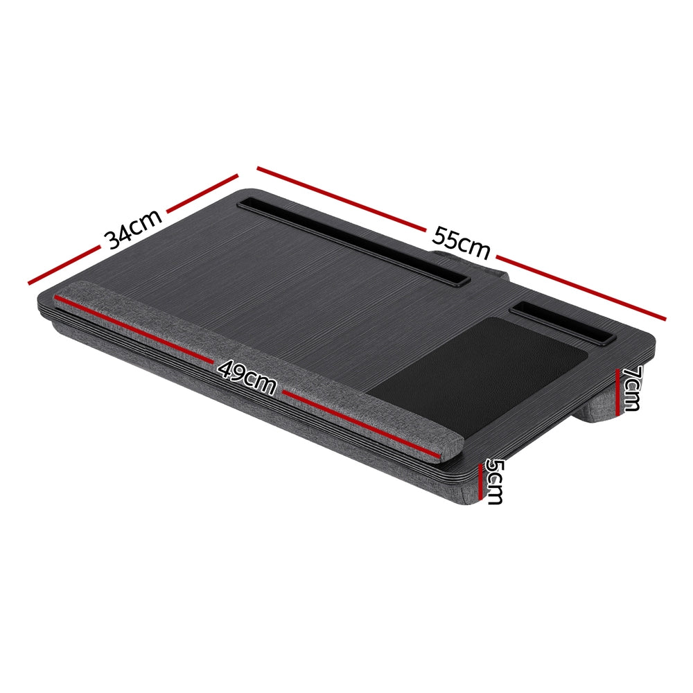 Artiss Lap Desk Laptop DeskS Portable w/ Wrist-rest Phone Slot Mouse Pad 55CM Tristar Online