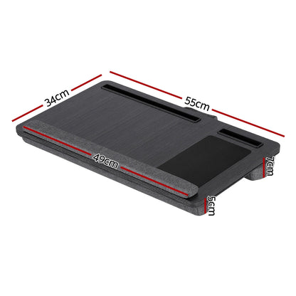 Artiss Lap Desk Laptop DeskS Portable w/ Wrist-rest Phone Slot Mouse Pad 55CM Tristar Online