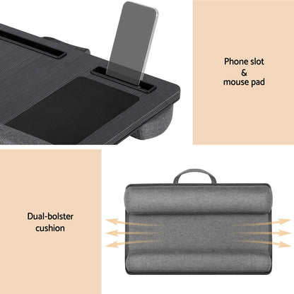Artiss Lap Desk Laptop DeskS Portable w/ Wrist-rest Phone Slot Mouse Pad 55CM Tristar Online