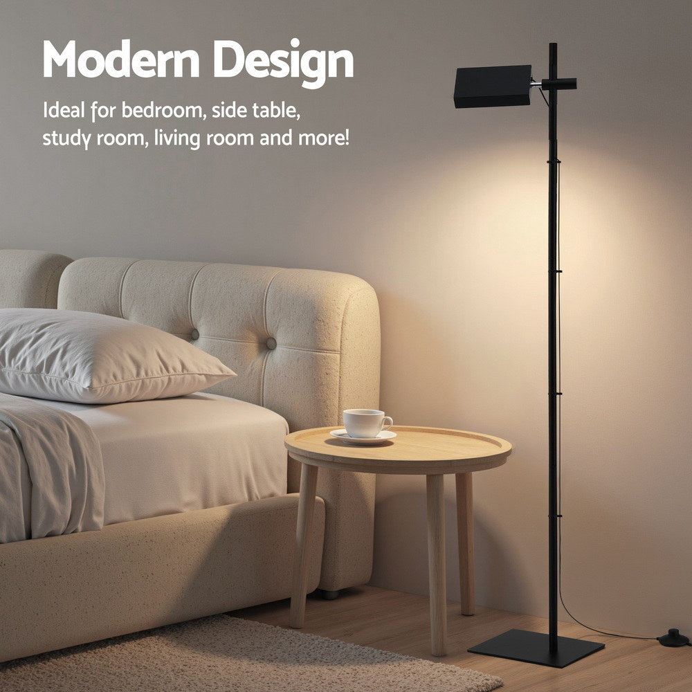 Artiss LED Floor Lamp, Modern Reading Lamp 360～ Rotating Adjustable Light Head,12W Standing Lamp for Living Room, Bedroom Office Tristar Online
