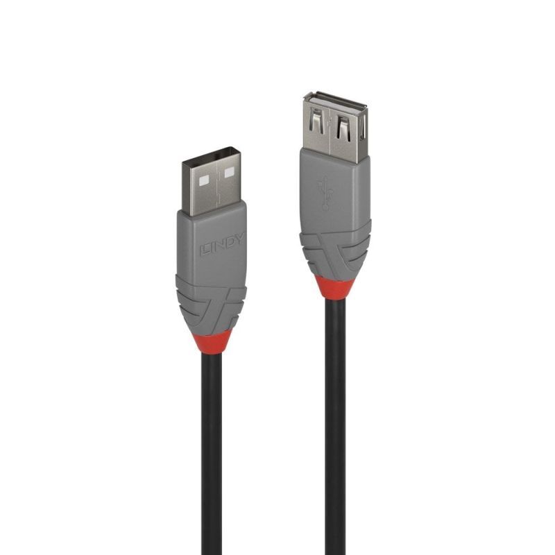 Lindy .5m USB2 A Ext Cable AL Lindy