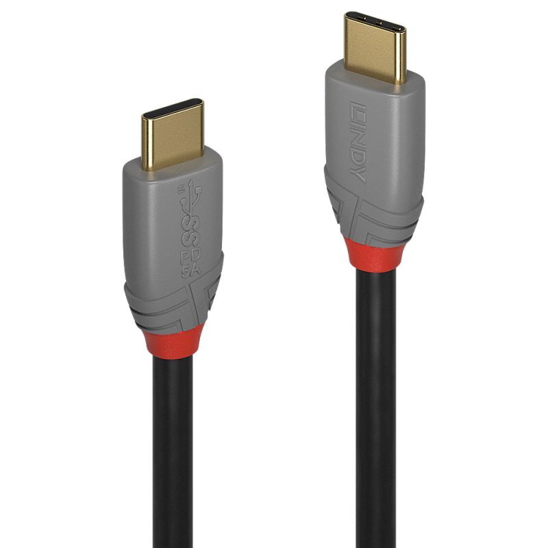 Lindy 1m USB C 5A PD Cable  AL Lindy