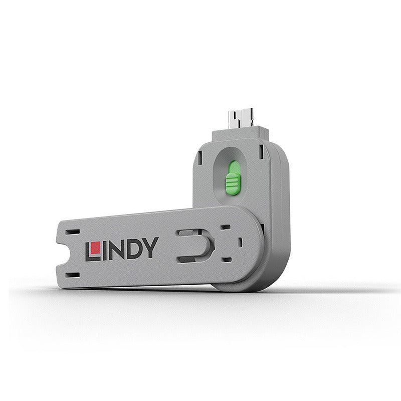 Lindy USB-A Port Blocker Key Lindy