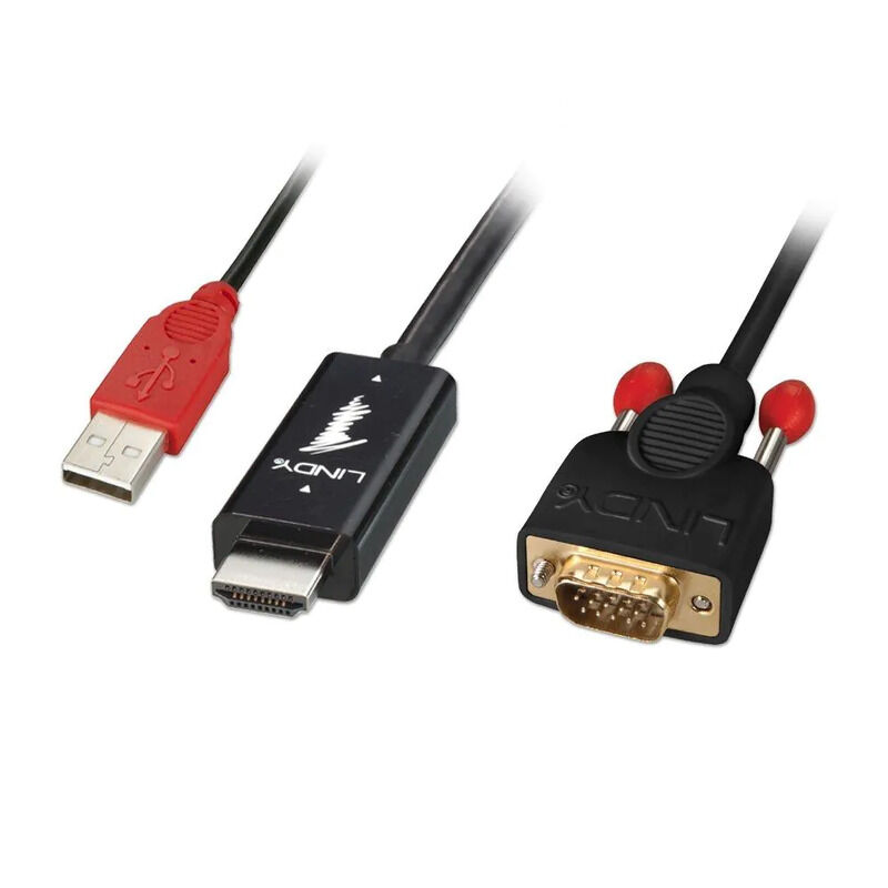 Lindy 1m HDMI to VGA Cable Lindy