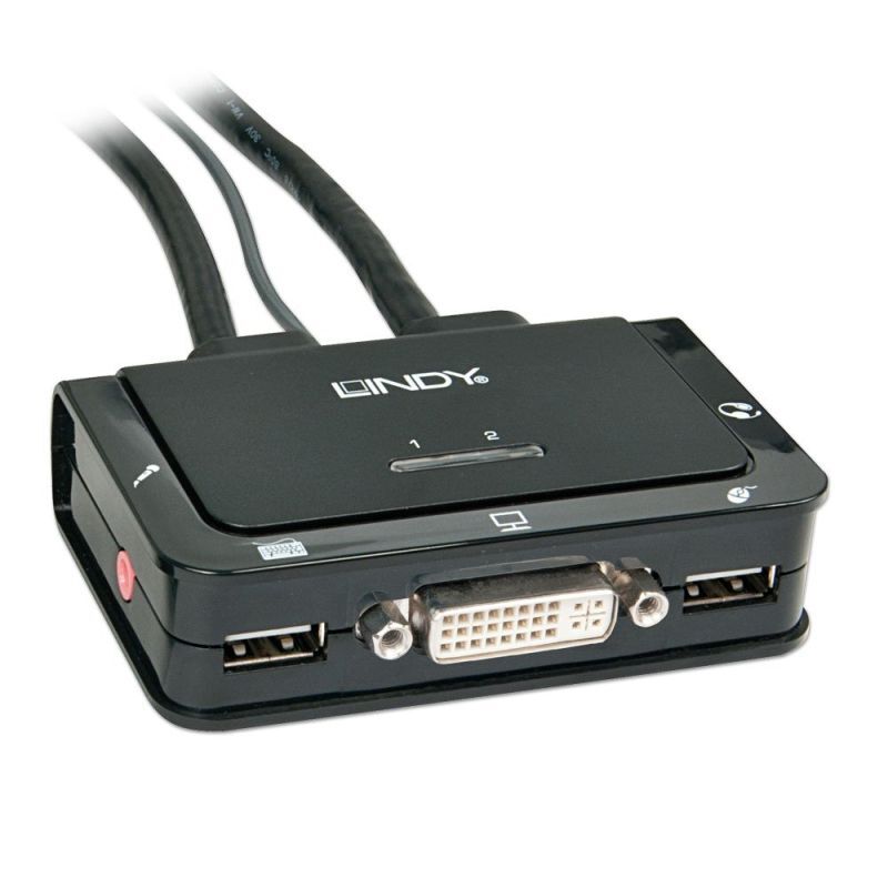 Lindy 2 Port DVI KVM Switch Lindy