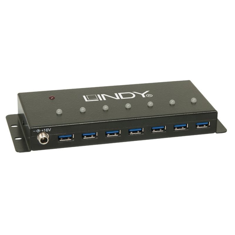 Lindy USB3 Industrial 7P Hub Lindy