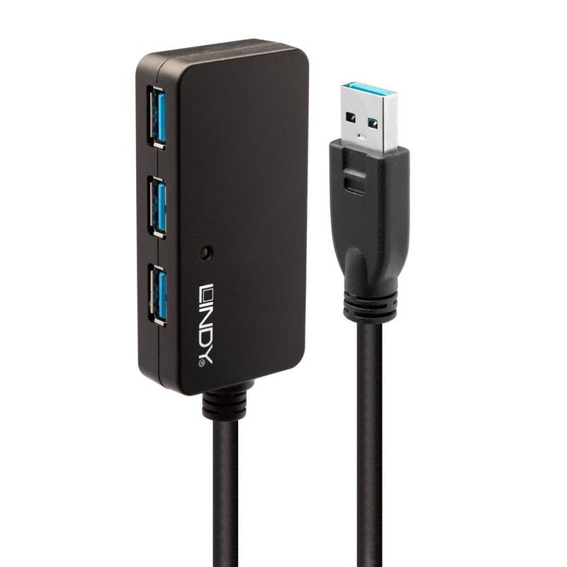 Lindy 10m USB3 Ext Pro 4P Hub Lindy