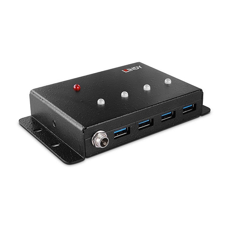 Lindy 4 Port USB 3.0 Metal Hub Lindy