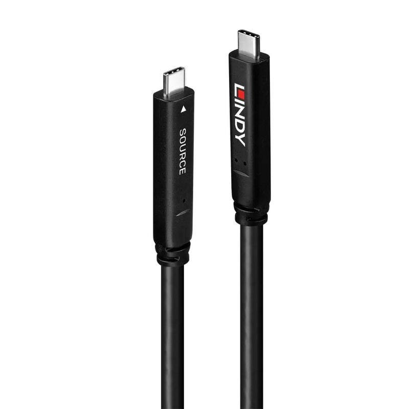 Lindy 15m USB 3.2 & DP Cable Lindy