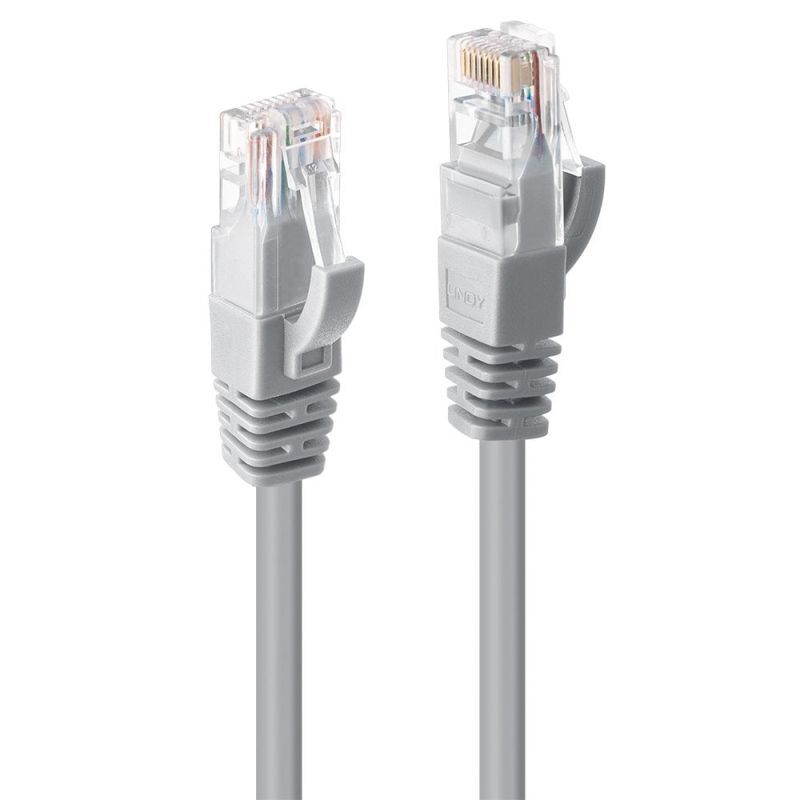 Lindy .5m CAT6 UTP Cable Grey Lindy