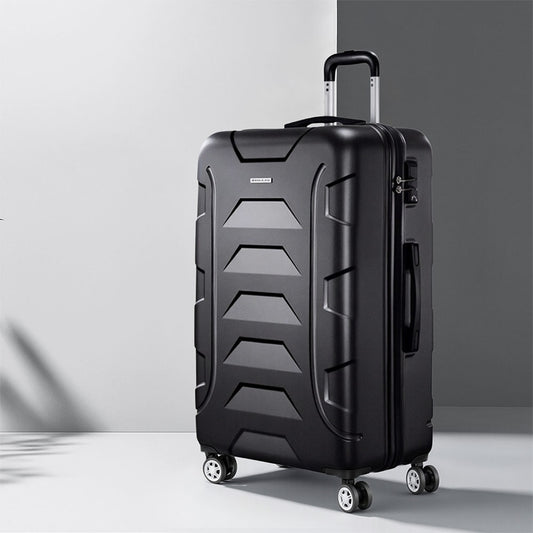 Wanderlite 28" 75cm Luggage Trolley Travel Suitcase Set TSA Hard Case Lightweight Strap