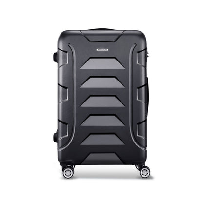 Wanderlite 28" 75cm Luggage Trolley Travel Suitcase Set TSA Hard Case Lightweight Strap