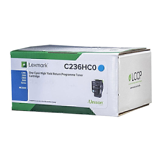 Lexm C2360C0 Cyan Toner Lexmark