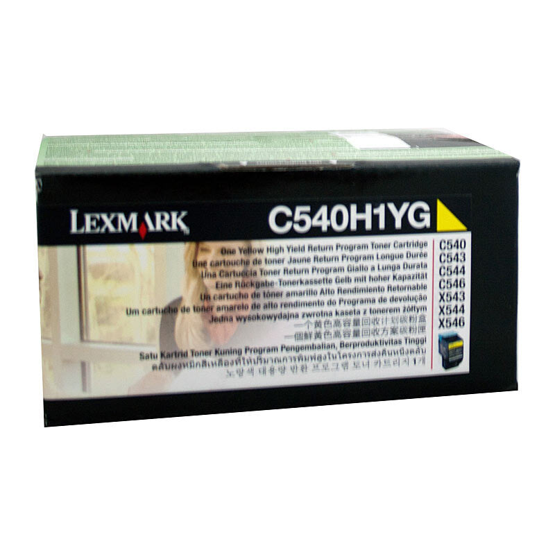 Lexm C540H1YG Yellow Toner Lexmark