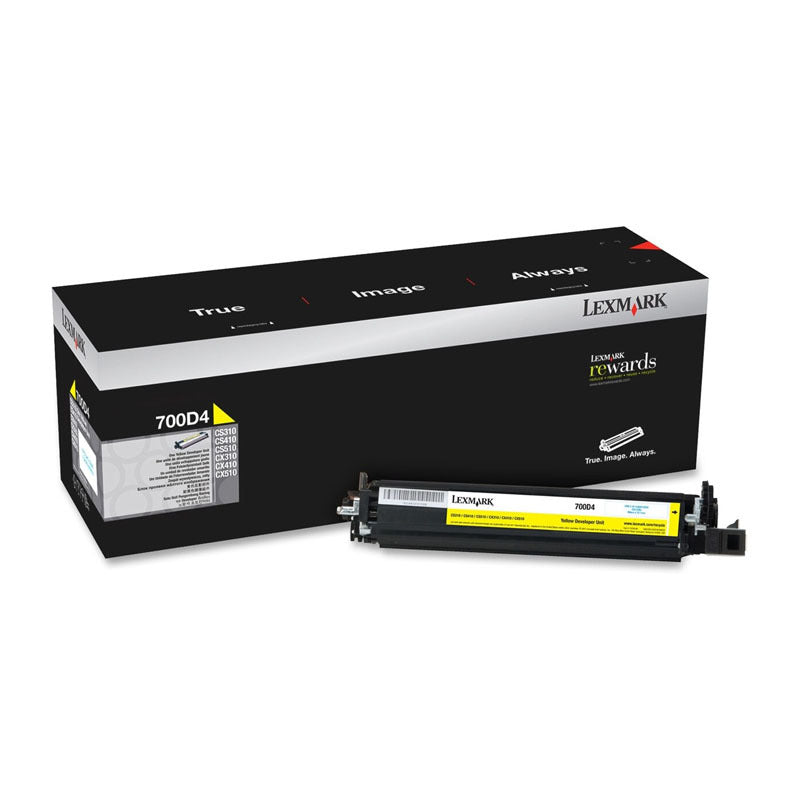 Lexm 700D4 Yellow Developer Lexmark