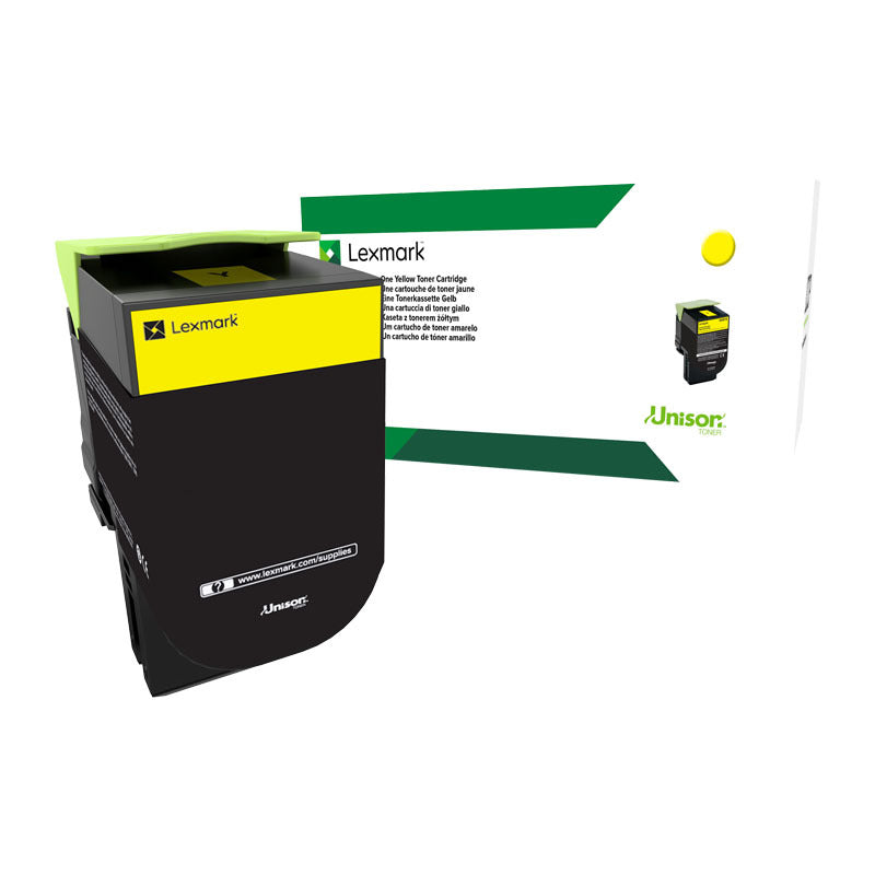Lexm 708Y Yellow Toner Lexmark